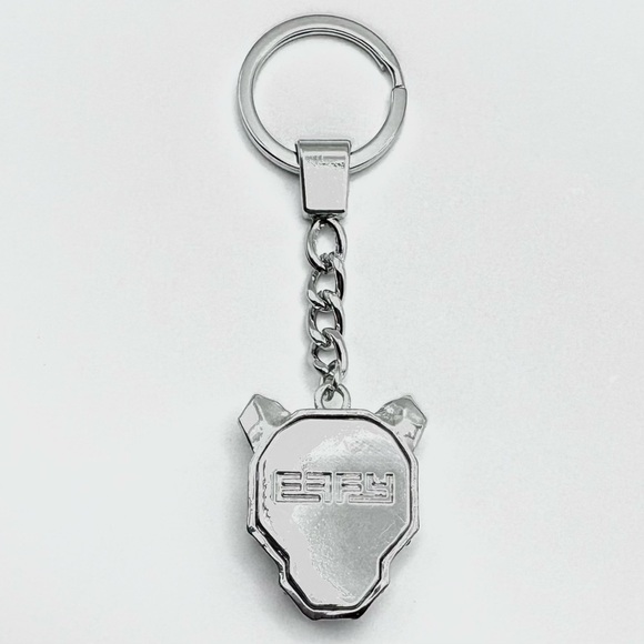 New Effy Rhinestone Panther Silver-Tone Keychain - Picture 4 of 5